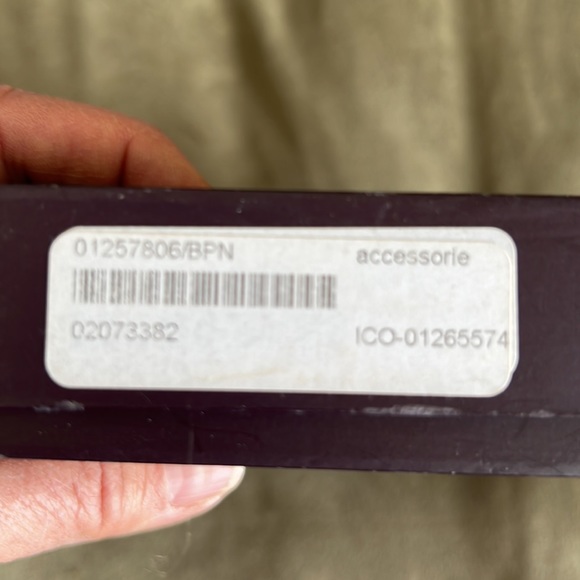 NIB with tags. Lancaster Women’s Crossbody wallet/clutch. Leather with fabric - Picture 7 of 8